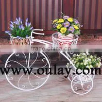 Hot Sale Bicycle Metal Flower Pots For Decorative Garden thumbnail-2
