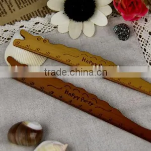 Laser Carved Bamboo Ruler thumbnail-1