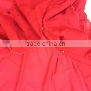 Good Quality of Latest Designs Flower Trimming Red T-shirt Factory Closeout thumbnail-5