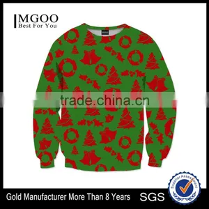 MGOO New Design Christmas Sweatshirt For Men Snow Season Clothing Sublimation Print Crew Neck Sweatshirt thumbnail-6