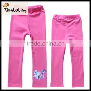 2015 Leggings/pants for Baby Girls Kids Wear Lovely Printed Spring Autumn Long Pants for Baby Girls Hot Pink Pants thumbnail-1
