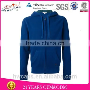 Custom Mens Blank Plain 100% Polyester Hoodies Wholesale thumbnail-1