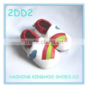 Fashionable Design Leather Soft Sole Shoes Infant Baby Shoes thumbnail-1