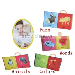 Baby Educational Soft Cloth Book, Cheap Baby Books thumbnail-1