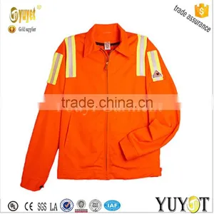 High Visibility Taped Turn Down Collar Rip-stop Workwear Jacket thumbnail-1