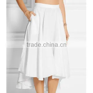 Cotton Sexy Skirt Ladies Wear Front Short Back Long Oem Service thumbnail-1