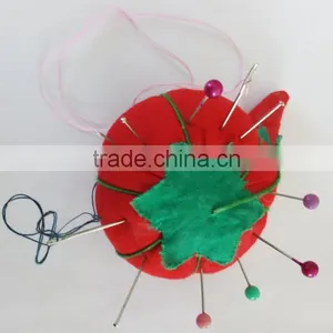 Tomato Pin Cushion for Needles , Wrist Pin Cushions thumbnail-1