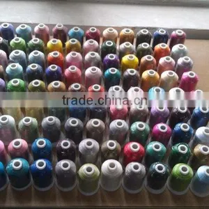 New Mini-King Spools Machine Embroidery Thread 100% Polyester Thread For Brother ,Janome 1000m*120 , Free Shipping thumbnail-2
