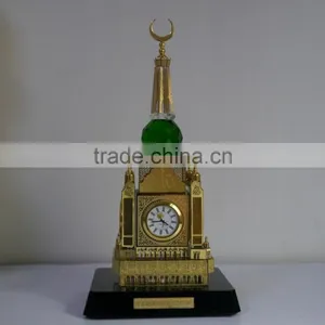 Wholesale High Quality Crystal Makkah Clock And Mecca Clock Tower With Ramadan Gift thumbnail-1