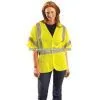100%polyester Knitting Waistcoat CE EN471 Trafic Reflective Safety Vest thumbnail-1