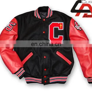 Supplier of Custom Wool Varsity Jackets Cotton College Jackets Satin School Jackets University Letterman Jackets thumbnail-5