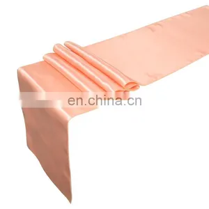 Wedding Table Decoration Smooth Satin Table Runner for Rectangle Tables thumbnail-4