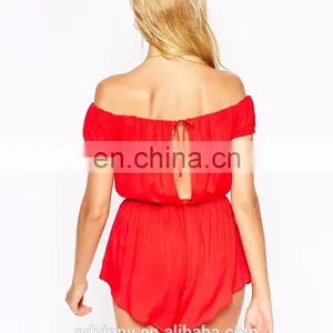 2015 New Look Off Shoulder Beach Romper Playsuit Women thumbnail-3