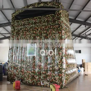 Camouflage Design Inflatable Slide for Adult Outdoor Amusement Game thumbnail-6