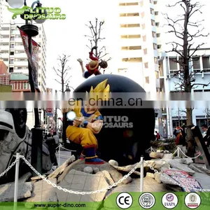 City Landscape Decoration Cartoon Comic Frp Figures thumbnail-1