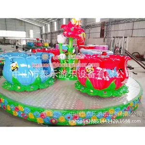Zhongshan Amusement Kiddie Rides Rotating Revolving Rose Cup Coffee Cup thumbnail-5