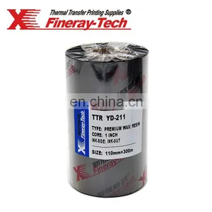 Printer Consumables General WAX YD-100 to Print Label Barcode 110mm*300m Thermal Ribbon, Wax Ribbon, Premium Wax Ribbon thumbnail-1