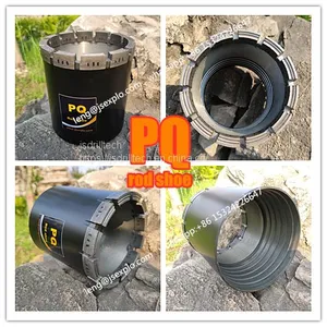 PQ Drill Rod Shoe Bit, Impregnated Diamond Core Drill Bits, Exploration Drilling, Rock Coring, Geotechnical Drilling Bits thumbnail-2