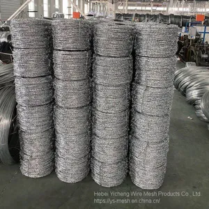Galvanized or PVC Coated Barbed Wire Cheap Barbed Wire thumbnail-2