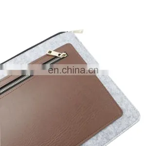Customized Simple Design Felt Conference Tote Bag Ultrabook Laptop Bag thumbnail-5