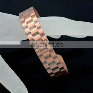 High Powered Magnets Arthritis Pain Relief Mens Pure Copper Magnetic Bracelet thumbnail-4