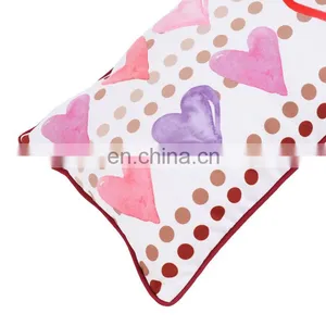 Heart Printed Pillowcase Square Throw Pillow Case Cover 30x50cm Polyester for Valentine's Day thumbnail-2