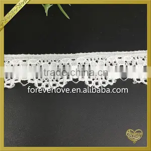 Crochet Flower Elastic Nylon Macrame Bulk Dress Making Lace Fabric FLL-002 thumbnail-2