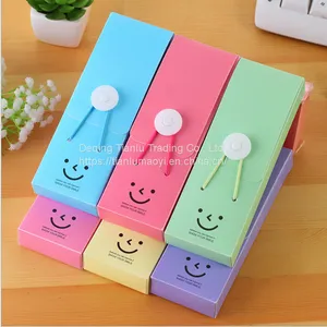 Creative Candy Color Cute Smile Pencil Case Student Study Supplies PP Stationery Case Pencil Case Logo Customization thumbnail-2