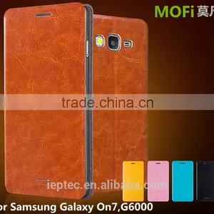 MOFi UltraThin Flip PU Leather Phone Cover Cases for Samsung Galaxy On7,G6000 thumbnail-1