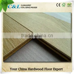 Eropean Style Finished White Oak Solid Wood Floor thumbnail-1
