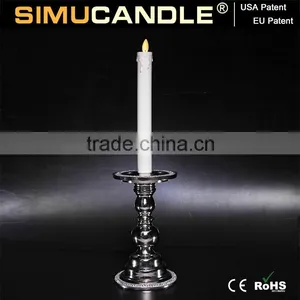 Christmas Taper Candles With Moving Wick With Timer and Remote Control for Home Decoration thumbnail-3