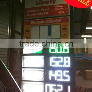 8'', 12'',16'',18''; 20'',24'',30'' 48'' Feul Price Station 7 Segment LED Gas Price Sign for Fuel Sign Board thumbnail-1