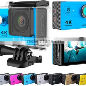 High Speed Class 10 tf Card Required 4k Sport Wifi Action Camera With 170 Degree Wide Angle Lens, Record up to 60fps at 1080p thumbnail-1