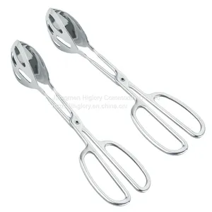 Buffet Tongs Stainless Steel Buffet Party Catering Food Serving Tongs Salad Tongs thumbnail-2