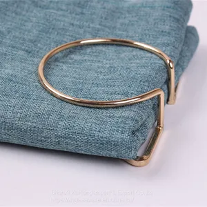 Luxury Gold Geometric Napkin Ring For Party Wedding Restaurant thumbnail-3