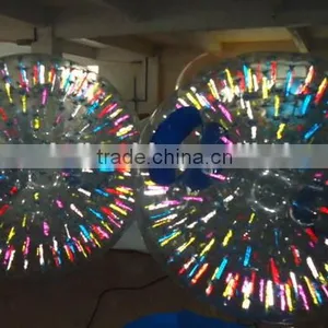 2015 New Arrvail Inflatable Shinning Zorb Ball Harness Zorb Ball for Sale thumbnail-5