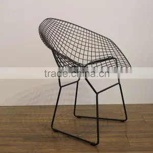 Home Furniture Steel Frame High 77cm Bertoia Chair thumbnail-3