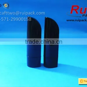 Finger Shap Lipstick Case With Aluminum Gold Inner, Black Lipstick Tube/container in Unique Shape thumbnail-5