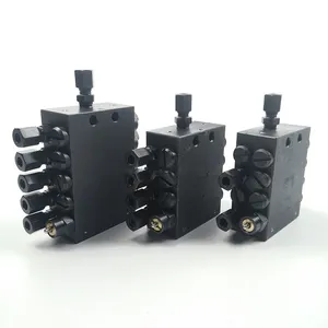Genuine SANY Automatic Lubrication Distributor - Hydraulic Oil Block Dispenser for CNC Machines & Paving Equipment thumbnail-3