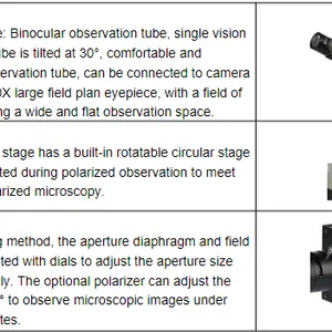 HST High Quality HST101-BW Trinocular Inverted Metallography Microscope thumbnail-2
