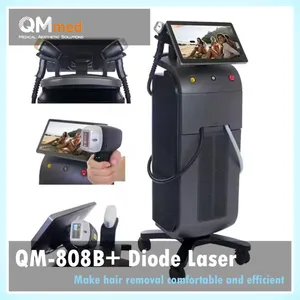 QM-808B+ Triple Wavelength 755nm 808nm 1064nm Diode Laser Hair Removal Machine for Salon thumbnail-3