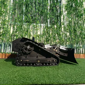 Hybrid Self-Charging Generator Brushless Dc Motor Remote Control Mower With Tracks thumbnail-5