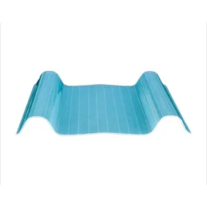 Waterproof Translucent Roof Tiles Insulated Corrugated Glass Fiber Roof Tiles thumbnail-2