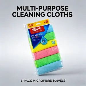 Microfiber Cleaning Cloth Lint Free Absorbent Cleaning Towel thumbnail-2