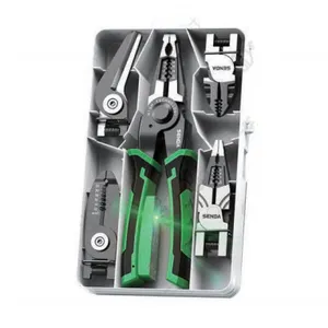 5 In 1 Replaceable Head Voltage Test Multi Plier Set, Interchangeable Plier Heads Kit thumbnail-1