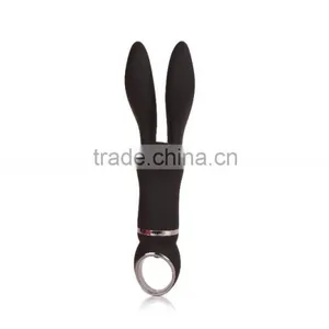 Black Clit Bunny OEM Bulk Order Soft Clit Vibe Fot Hot Women Sex thumbnail-2