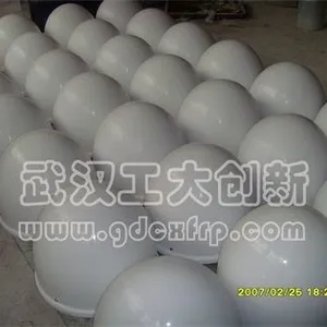 315 Bullet Shape FRP Radome 1-4GHz GNSS Lightning Detection Antenna Cover For Rooftop Mount thumbnail-2
