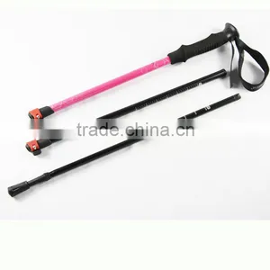 Aluminum Adjustable External Quick Lock Walking Stick Trekking Pole Supplier's Choice thumbnail-5