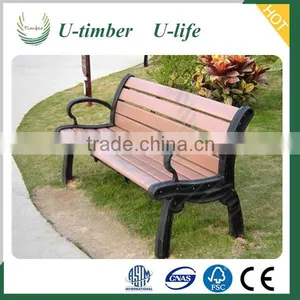Latest Designs and Styles WPC Composite Outdoor Bench thumbnail-3