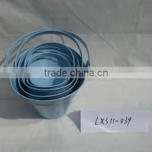 Blue Bucket With One Handle thumbnail-1